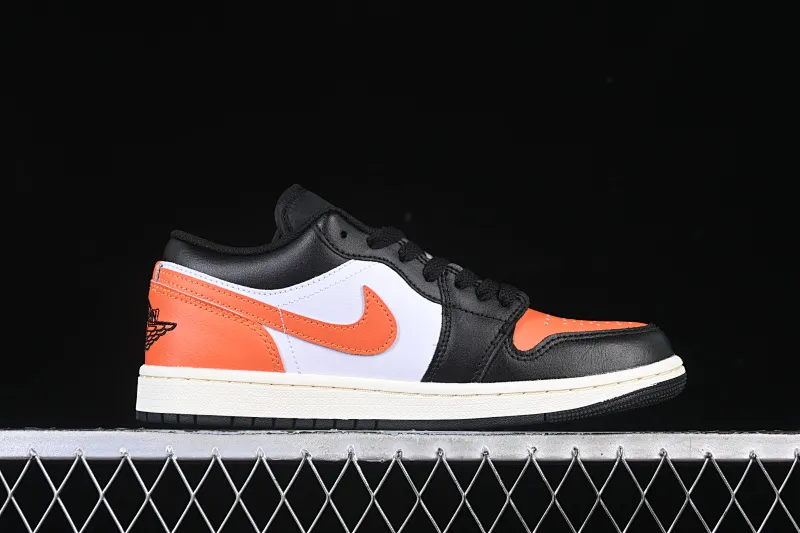 All categories Air Jordan Jordan series basketball shoes Air Jordan 1 Low G version pure original Air Jordan 1 Low AJ1 Joe 1 black and white orange low-top retro cultural basketball shoes 553558-081